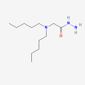 molecular formula C12H27N3O B15490797 Glycine, N,N-dipentyl-, hydrazide CAS No. 2644-38-4