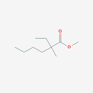 molecular formula C10H20O2 B15490825 Hexanoic acid, 2-ethyl-2-methyl, methyl ester CAS No. 3234-80-8