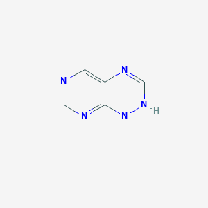 molecular formula C6H7N5 B15490826 1-Methyl-1,2-dihydropyrimido[5,4-e][1,2,4]triazine CAS No. 6265-80-1