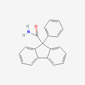 molecular formula C20H15NO B15490842 9-Phenylfluorene-9-carboxamide CAS No. 6328-80-9