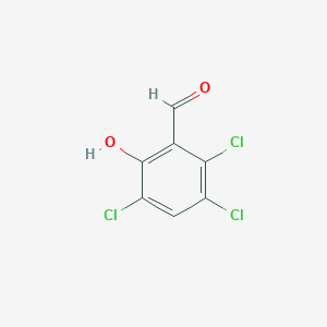 molecular formula C7H3Cl3O2 B154909 2,3,5-Trichloro-6-hydroxybenzaldehyde CAS No. 23602-65-5