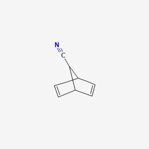 molecular formula C8H7N B15490906 Bicyclo[2.2.1]hepta-2,5-diene-7-carbonitrile CAS No. 5597-65-9