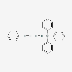 molecular formula C28H20Sn B15490966 Triphenyl(4-phenylbuta-1,3-diyn-1-yl)stannane CAS No. 1251-10-1