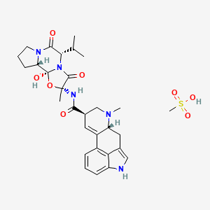 molecular formula C30H39N5O8S B15491002 Ergovaline monomethanesulfonate CAS No. 3398-46-7