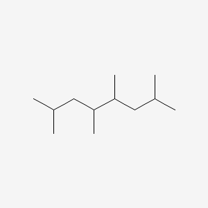 molecular formula C12H26 B15491060 2,4,5,7-Tetramethyloctane CAS No. 2217-17-6