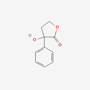 molecular formula C10H10O3 B15491070 3-Hydroxy-3-phenyloxolan-2-one CAS No. 1200-70-0