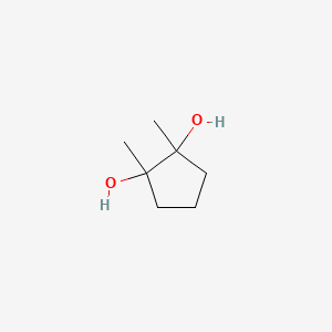 molecular formula C7H14O2 B15491123 1,2-Dimethylcyclopentane-1,2-diol CAS No. 6296-92-0
