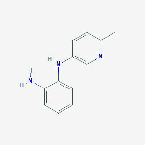 molecular formula C12H13N3 B15491149 N~1~-(6-Methylpyridin-3-yl)benzene-1,2-diamine CAS No. 5024-67-9