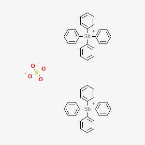 molecular formula C48H40O4SSb2 B15491162 Bis(tetraphenylstibanium) sulfate CAS No. 3223-05-0