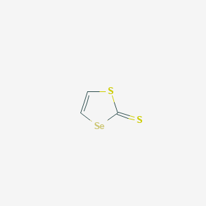 molecular formula C3H2S2Se B15491189 1,3-Thiaselenole-2-thione CAS No. 1120-65-6