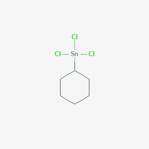 molecular formula C6H11Cl3Sn B15491204 Stannane, trichlorocyclohexyl- CAS No. 3091-31-4