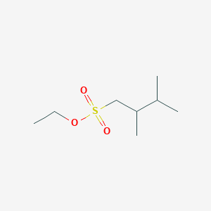molecular formula C8H18O3S B15491282 Ethyl 2,3-dimethylbutane-1-sulfonate CAS No. 5455-53-8