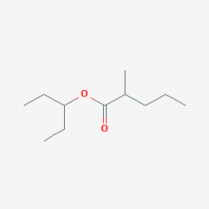 molecular formula C11H22O2 B15491342 Pentan-3-yl 2-methylpentanoate CAS No. 6297-49-0