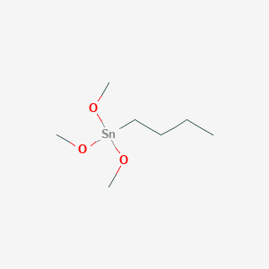 molecular formula C7H18O3Sn B15491356 Butyl(trimethoxy)stannane CAS No. 1067-59-0