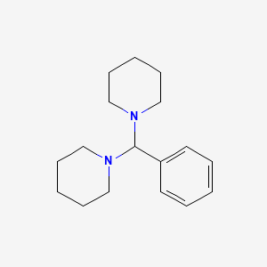 molecular formula C17H26N2 B15491394 1,1'-Benzylidenedipiperidine CAS No. 2538-76-3