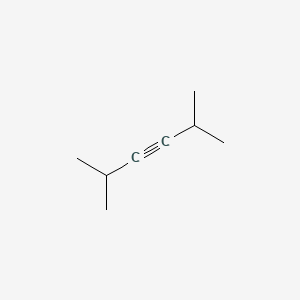 molecular formula C8H14 B15491397 3-Hexyne, 2,5-dimethyl- CAS No. 927-99-1