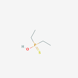 molecular formula C4H11OPS B15491414 Diethylthiophosphinic acid CAS No. 866-53-5