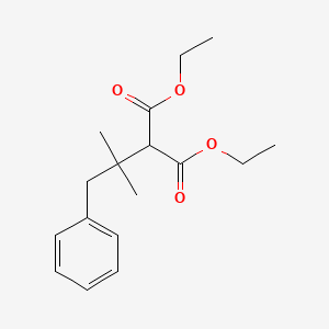 molecular formula C17H24O4 B15491466 Diethyl(2-methyl-1-phenylpropan-2-yl)propanedioate CAS No. 5415-86-1