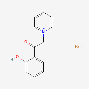 molecular formula C13H12BrNO2 B15491503 1-[2-(2-Hydroxyphenyl)-2-oxoethyl]pyridin-1-ium bromide CAS No. 2676-77-9