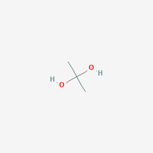 molecular formula C3H8O2 B15491536 Propane-2,2-diol CAS No. 558-18-9