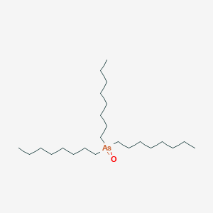 molecular formula C24H51AsO B15491547 Trioctyl(oxo)-lambda~5~-arsane CAS No. 4964-18-5