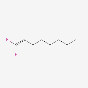 molecular formula C8H14F2 B15491565 1,1-Difluoro-1-octene CAS No. 592-93-8