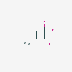 molecular formula C6H5F3 B15491571 Cyclobutene, 1-ethenyl-2,3,3-trifluoro- CAS No. 2247-96-3