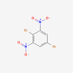 molecular formula C6H2Br2N2O4 B15491632 Benzene, 1,4-dibromo-2,6-dinitro- CAS No. 6310-99-2