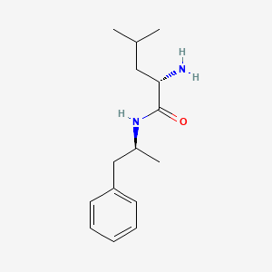 molecular formula C15H24N2O B15491646 N-[(2S)-1-Phenylpropan-2-yl]-L-leucinamide CAS No. 5002-56-2