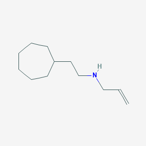 molecular formula C12H23N B15491778 n-(2-Cycloheptylethyl)prop-2-en-1-amine CAS No. 5452-84-6