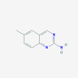 molecular formula C9H9N3 B154918 6-Methylquinazolin-2-amine CAS No. 1687-52-1