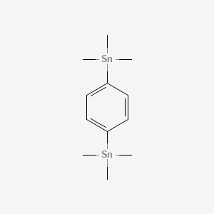 molecular formula C12H22Sn2 B15491803 Stannane, 1,4-phenylenebis[trimethyl- CAS No. 14275-62-8