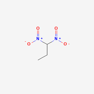 molecular formula C3H6N2O4 B15491829 1,1-Dinitropropane CAS No. 601-76-3