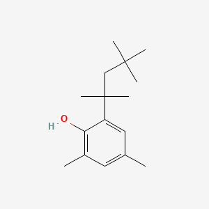 molecular formula C16H26O B15491834 Phenol, 2,4-dimethyl-6-(1,1,3,3-tetramethylbutyl)- CAS No. 6286-28-8