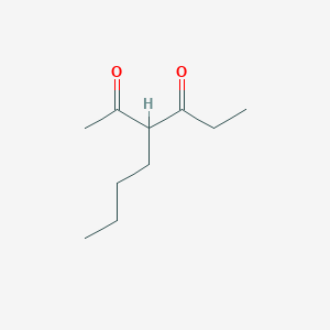molecular formula C10H18O2 B15491868 3-Butylhexane-2,4-dione CAS No. 5331-88-4