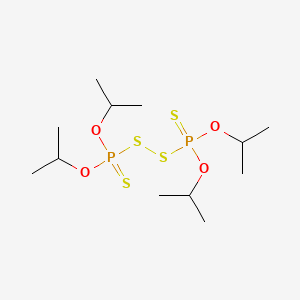 molecular formula C12H28O4P2S4 B15491917 Thioperoxydiphosphoric acid ([(HO)2P(S)]2S2), tetrakis(1-methylethyl) ester CAS No. 3031-21-8