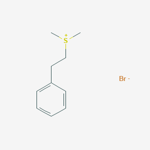 molecular formula C10H15BrS B15491922 Dimethyl(2-phenylethyl)sulfanium bromide CAS No. 1075-69-0
