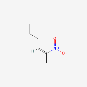 molecular formula C6H11NO2 B15491944 2-Nitro-2-hexene CAS No. 6065-17-4