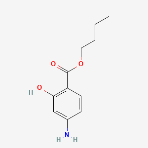 molecular formula C11H15NO3 B15491976 Butyl 4-amino-2-hydroxybenzoate CAS No. 6078-62-2
