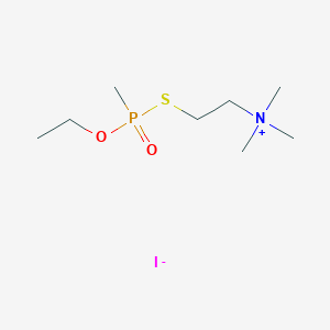 molecular formula C8H21INO2PS B15492023 Methylethoxyphosphorylthiocholine iodide CAS No. 2478-92-4