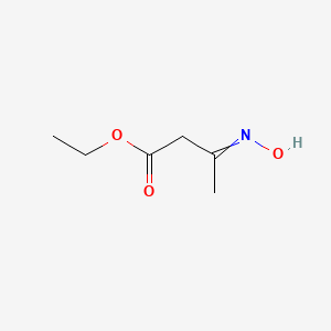 molecular formula C6H11NO3 B15492052 Ethyl 3-(hydroxyimino)butanoate CAS No. 5447-76-7