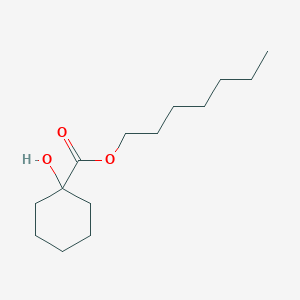 molecular formula C14H26O3 B15492150 Heptyl 1-hydroxycyclohexanecarboxylate CAS No. 6290-39-7