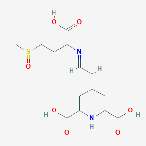 molecular formula C14H18N2O7S B15492177 Miraxanthin-I 