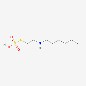 molecular formula C8H19NO3S2 B154922 1-(2-Sulfosulfanylethylamino)hexane CAS No. 1921-42-2