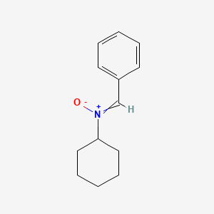 molecular formula C13H17NO B15492207 Benzylidene-cyclohexyl-oxido-azanium CAS No. 3376-25-8
