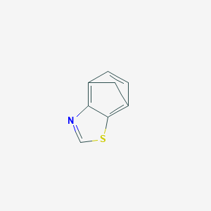 molecular formula C8H5NS B15492263 4,7-Methano-1,3-benzothiazole CAS No. 437-80-9