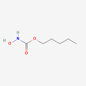 molecular formula C6H13NO3 B15492345 Pentyl hydroxycarbamate CAS No. 590-06-7