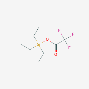 molecular formula C8H15F3O2Si B15492350 Acetic acid, trifluoro-, triethylsilyl ester CAS No. 562-98-1