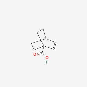 molecular formula C9H12O2 B15492387 Bicyclo(2.2.2)oct-2-ene-1-carboxylic acid CAS No. 2534-80-7
