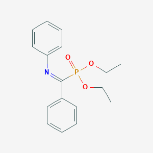 molecular formula C17H20NO3P B15492449 Diethyl [(Z)-phenyl(phenylimino)methyl]phosphonate CAS No. 2230-32-2